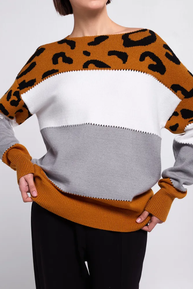 Léopard Chic | Pull Polaire